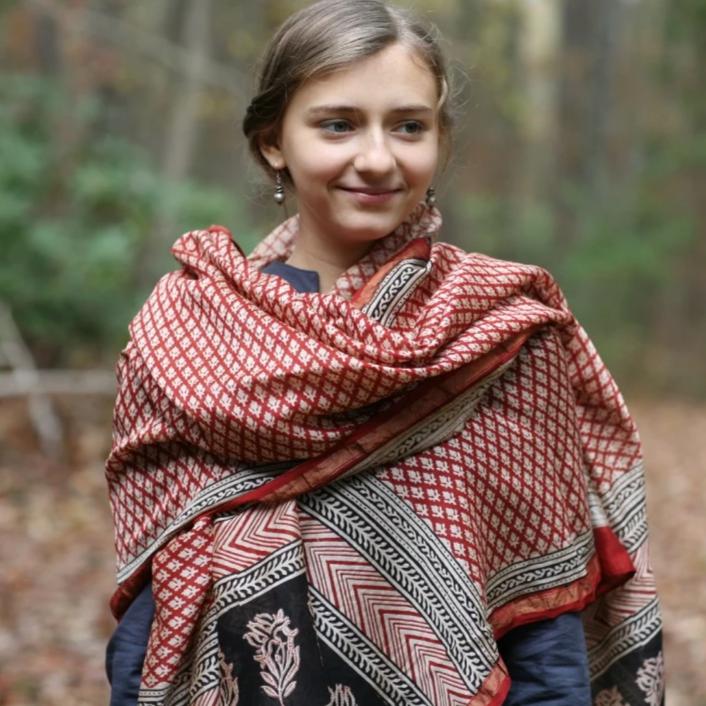Printed scarf manufacturing in Tamil Nadu