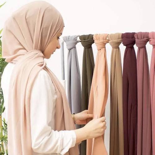 Plain chiffon hijabs in bulk 