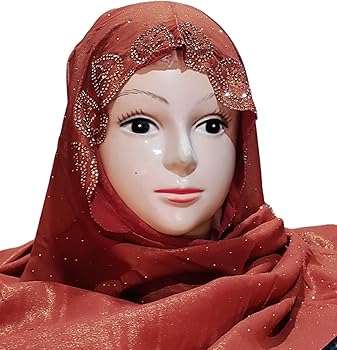 Hot fix stone work hijab wholesale
