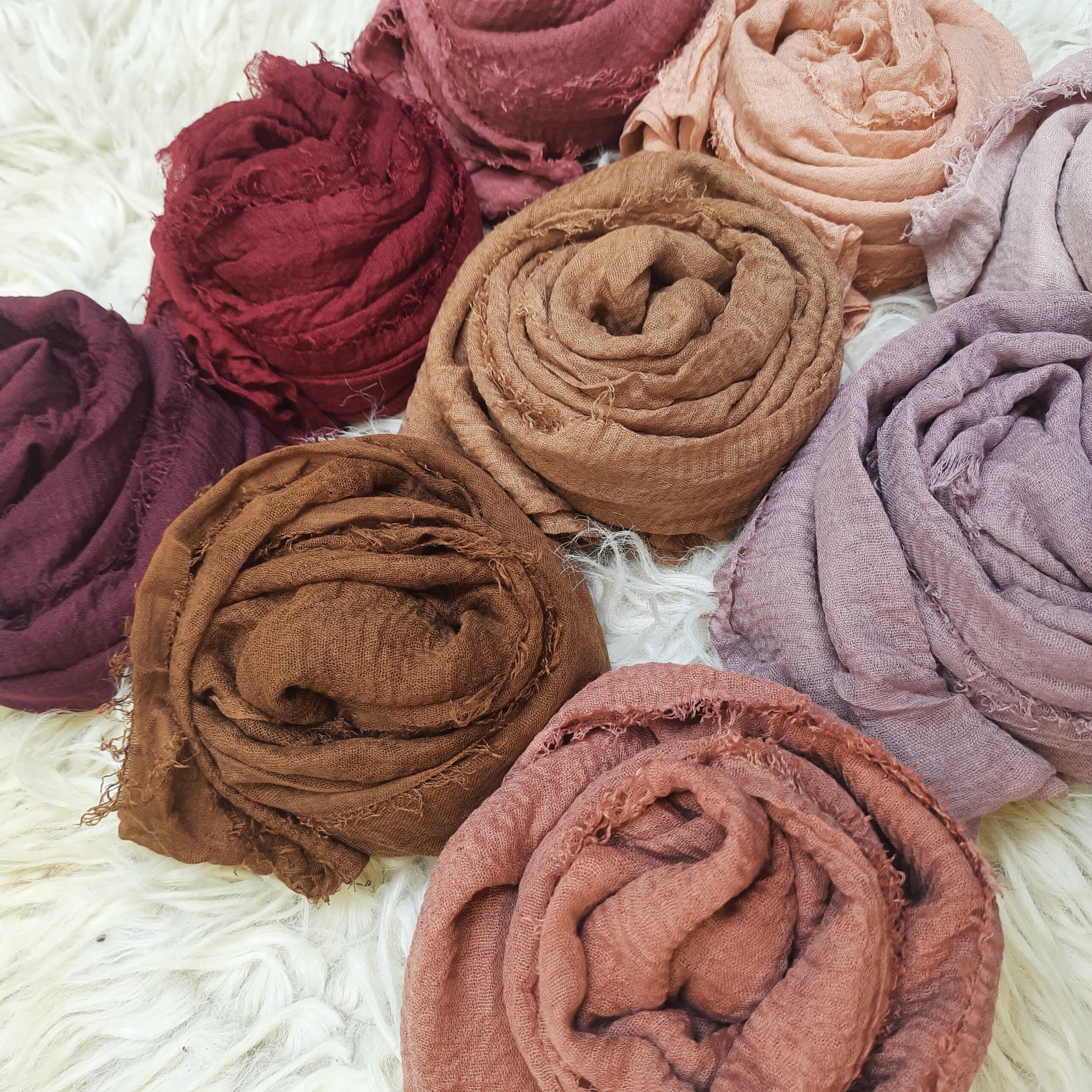 Cotton crush hijab wholesale supplier